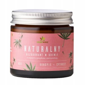 Hemp King Dezodorant w kremie grejpfrut + pomarańcza 65 g