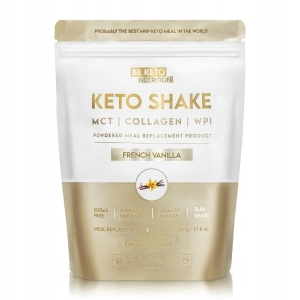 Odżywka białkowa izolat białka - WPI BeKeto proszek 500 g smak waniliowy