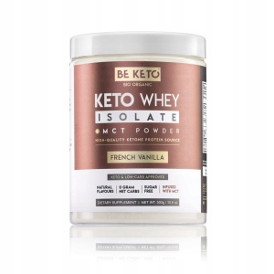 Odżywka białkowa WPI BeKeto KETO Whey Isolate + MCT 300 g smak waniliowy
