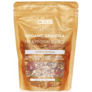 BIO KETO GRANOLA Francuska Wanilia 250g BeKeto