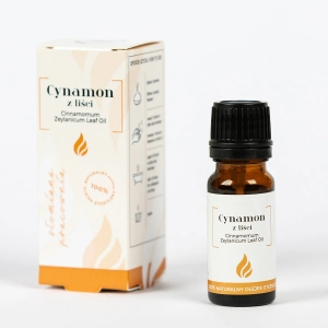 Olejek Cynamonowy z Liści 100% Eteryczny Słomiana Pracownia Dla skóry ciała