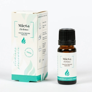Olejek Eteryczny Naturalny Mięta zielona 100% SŁOMIANA PRACOWNIA Miętowy