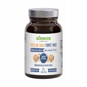 Suplement diety Biowen maślan sodu Forte Max 580 mg 100 kapsułek