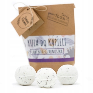 Słomiana Pracownia kula do kąpieli Lawenda Czarnuszka