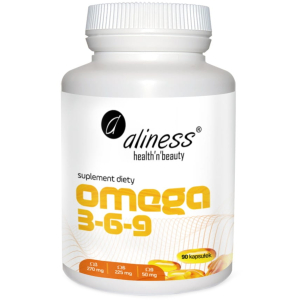 Suplement diety Aliness Omega 3-6-9 90 kapsułek kwasy omega-3, omega-6