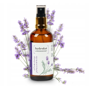 HYDROLAT LAWENDOWY NATURALNY DO TWARZY SKÓRY WODA LAWENDOWA LAWENDA